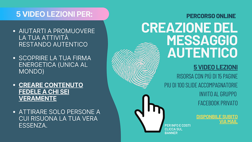 Creazione Messaggio Autentico - Percorso Online per comunicare in modo autentico